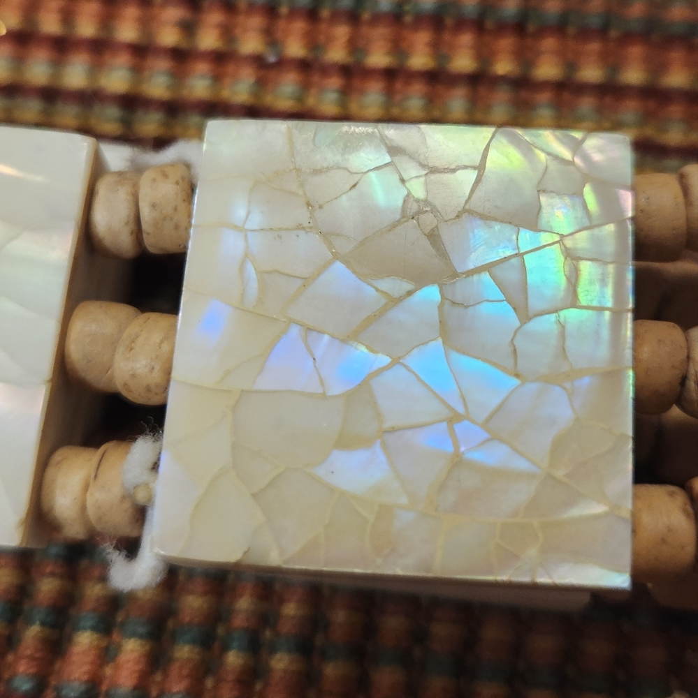 Mother Of Pearl Panel Bracelet